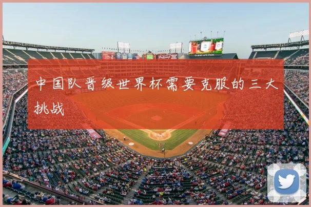 中国队晋级世界杯需要克服的三大挑战